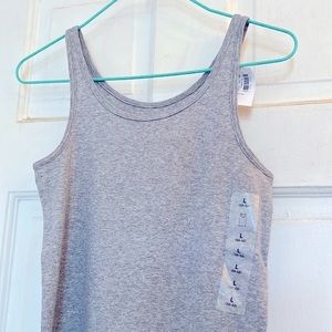 NWT Old Navy girls gray tank top in size large/10=12